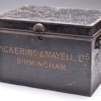 An example of the hand-crafted packaging Pickering & Mayell became famous for